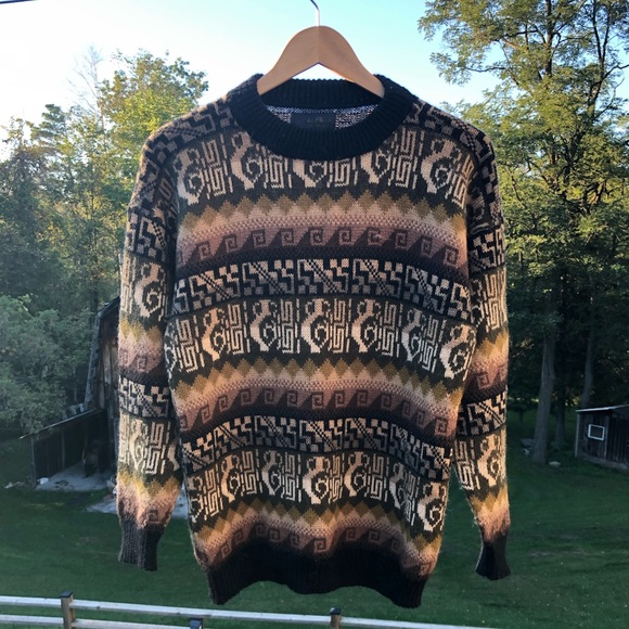 Vintage Alpaca Sweater - made in Peru - Size S - Picture 2 of 4